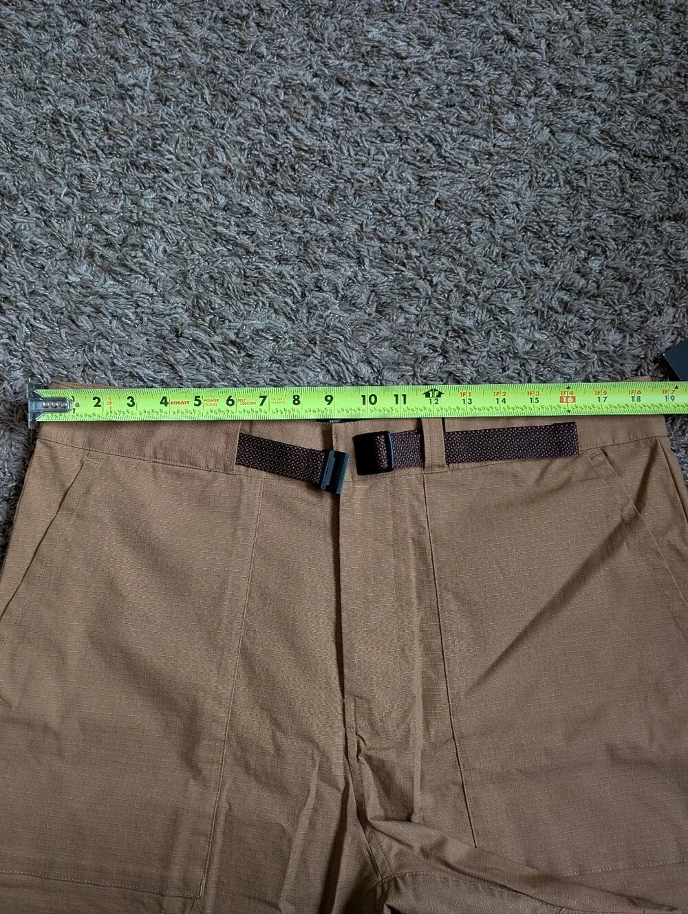 NWT Nike SB Skateboarding Brown Belted Cotton Ripstop 8
